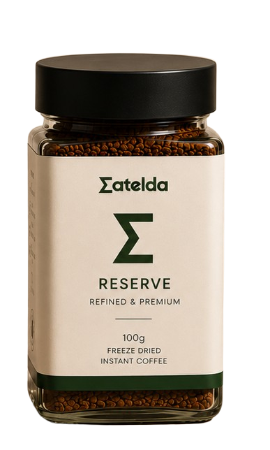 Reserve freeze-dried instant coffee jar